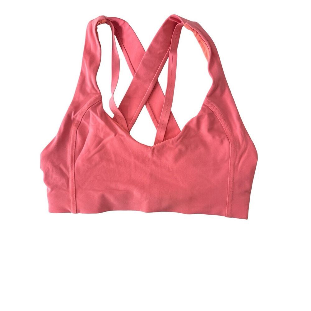 Lululemon Sport Bra Women's 6 Athletic‎ Gym Yoga Outdoor Stretch Colorful Bright